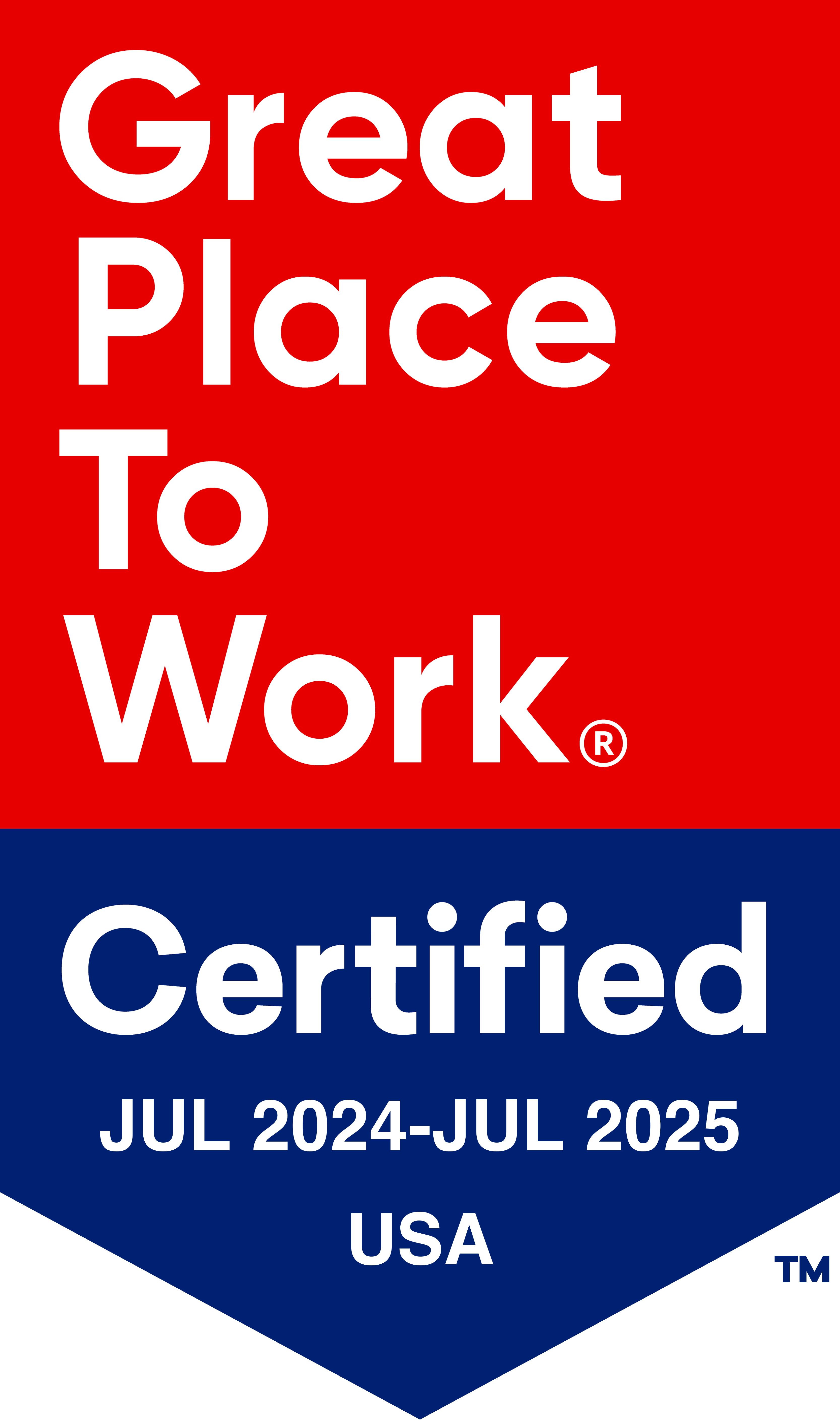 A Great Place to Work 2024-2025